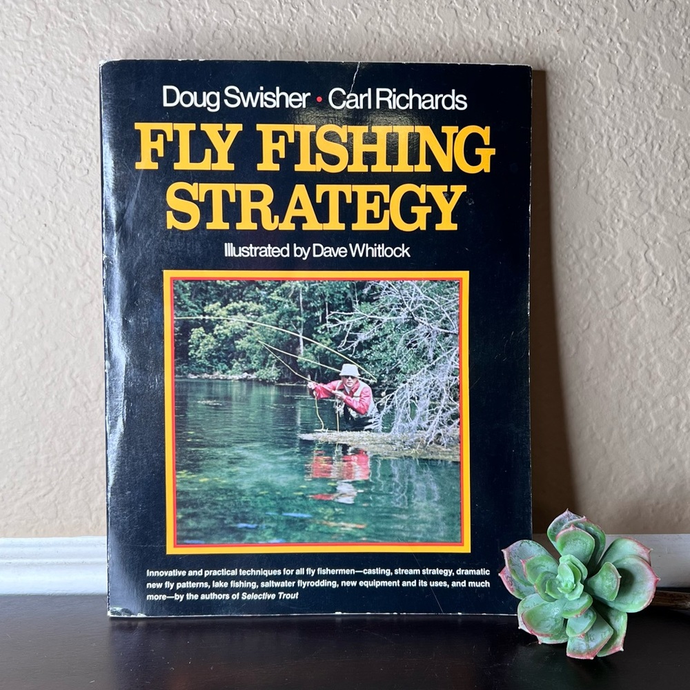 Vintage 1975 “Fly Fishing Strategy” by Doug Swisher and Carl Richards, Illustrat